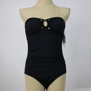 NWT Calvin Klein Black Strapless Swimsuit - O026